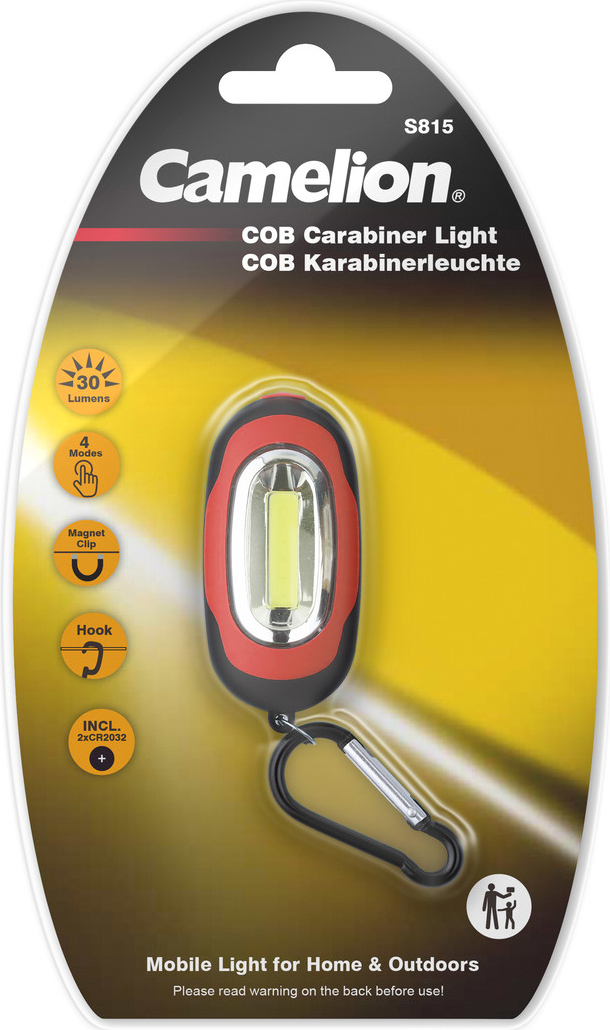 CAMELION S815 ΜΠΡΕΛΟΚ ΦΑΚΟΣ ΜΕ COB LED 30LM