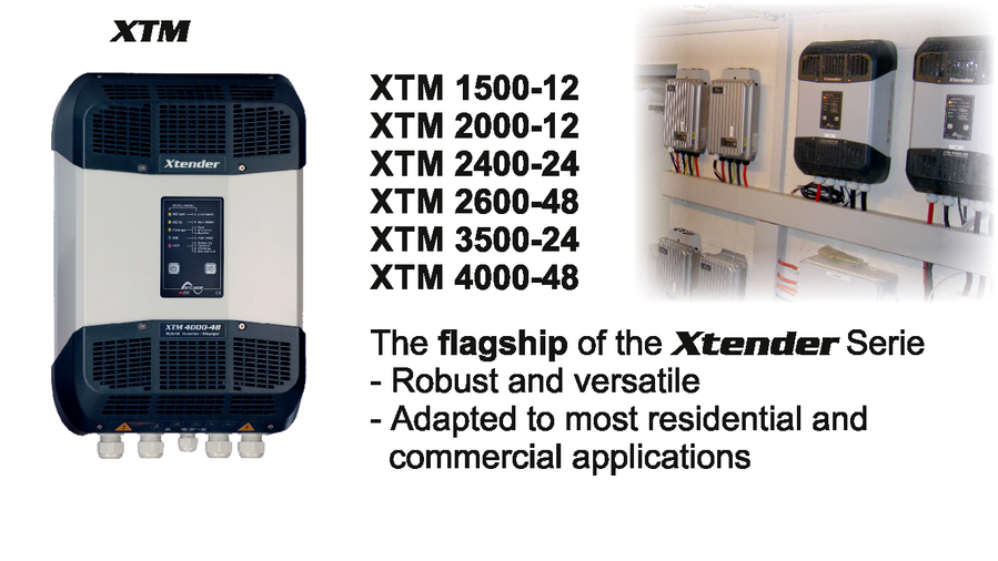 XTM-3500-24 INVERTER STUDER ME ΦΟΡΤΙΣΤΗ 24V-3500VA
