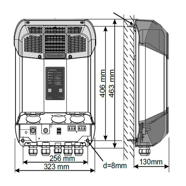 XTM-2600-48 INVERTER STUDER ME ΦΟΡΤΙΣΤΗ 48V-2600VA